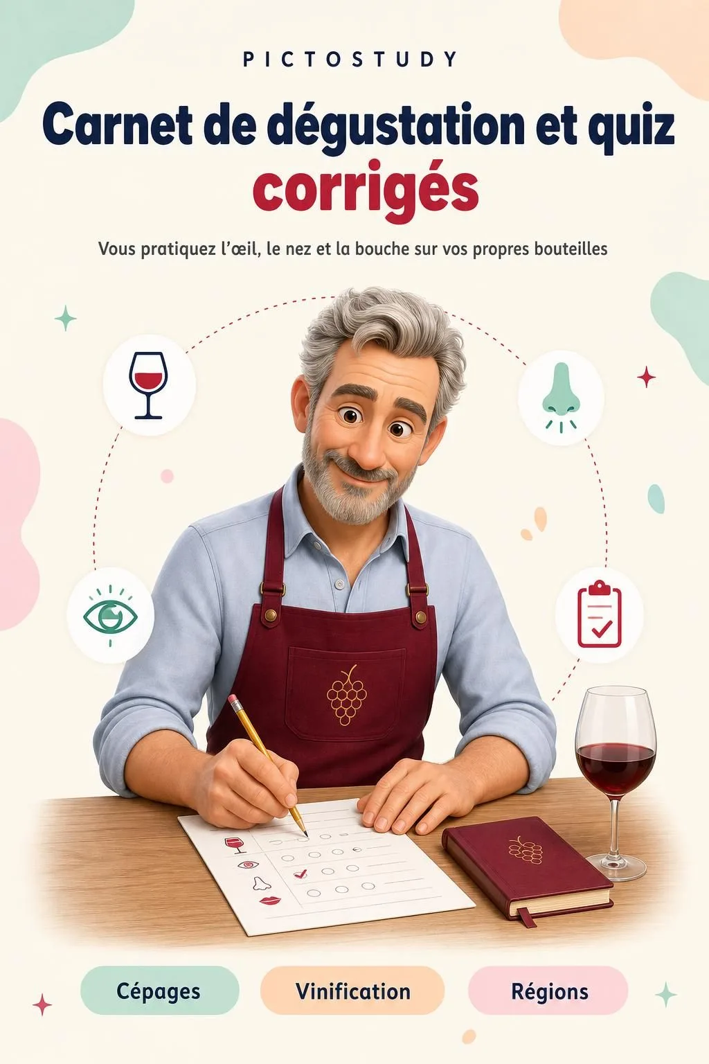 Carnet de dégustation et quiz corrigés