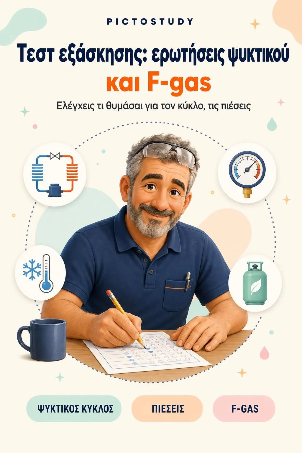 Τεστ εξάσκησης: ερωτήσεις ψυκτικού και F-gas