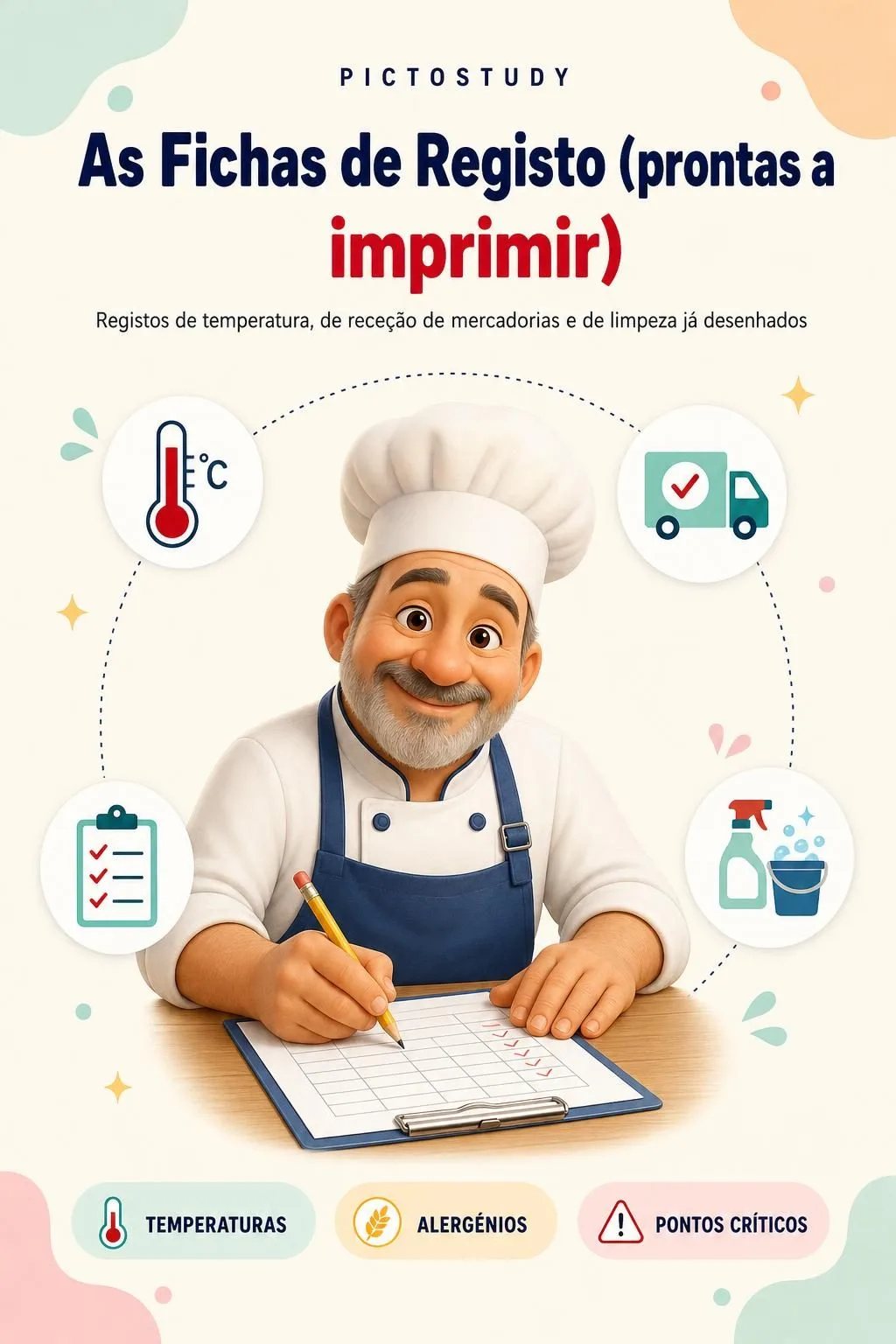 As Fichas de Registo (prontas a imprimir)