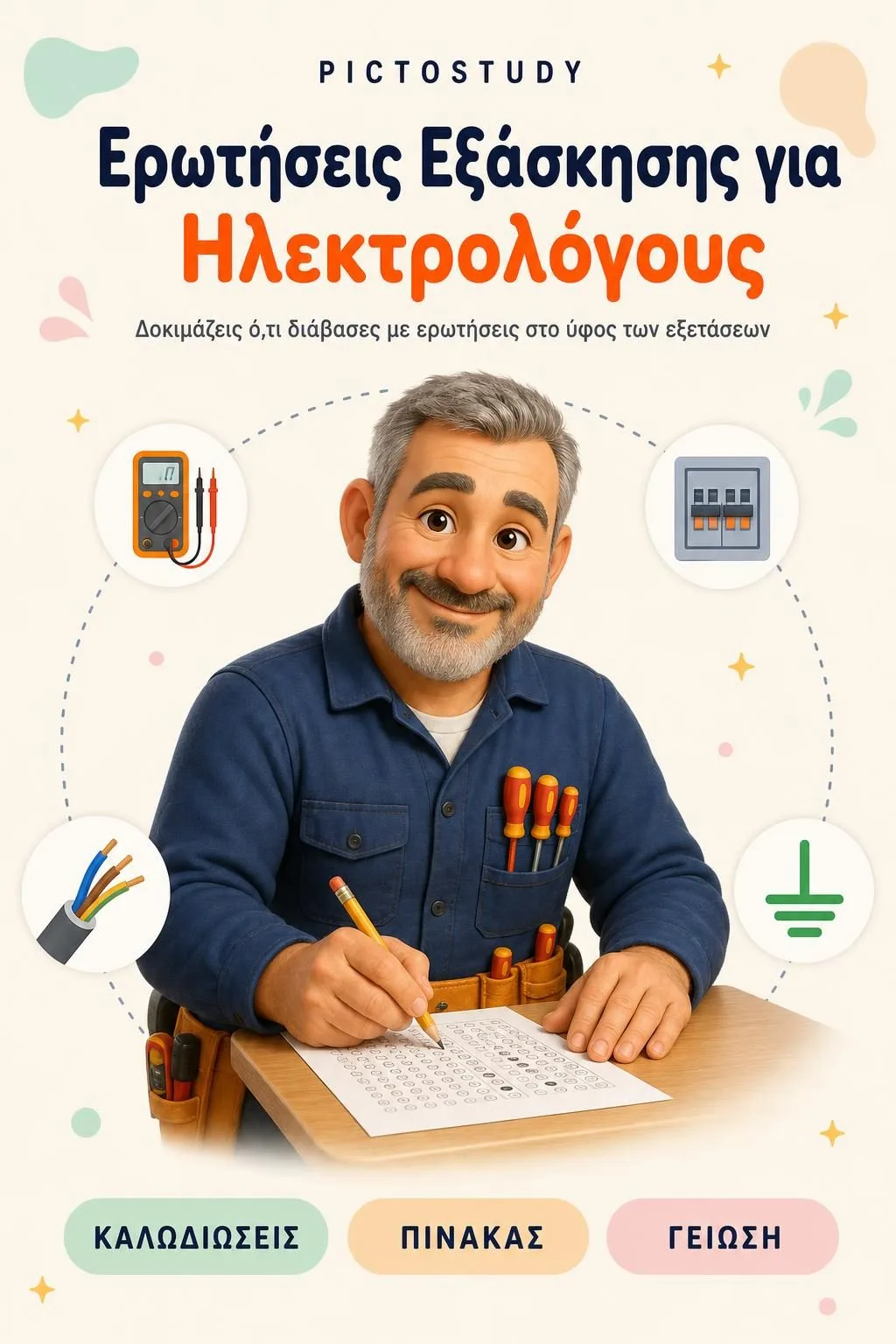 Ερωτήσεις Εξάσκησης για Ηλεκτρολόγους