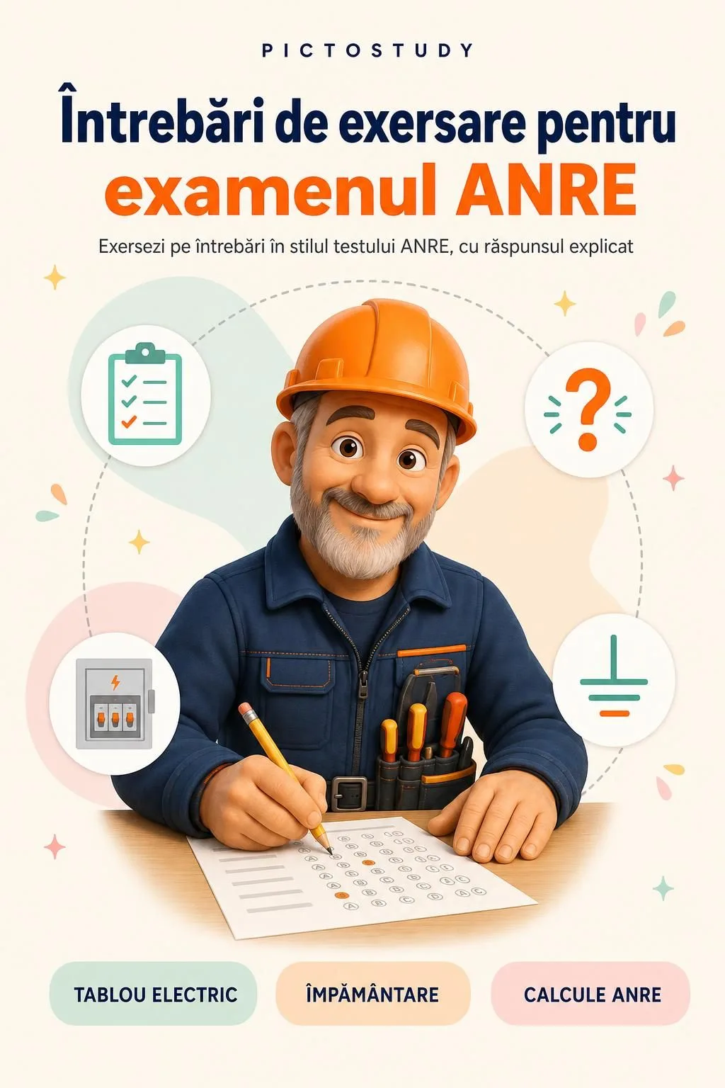 Întrebări de exersare pentru examenul ANRE