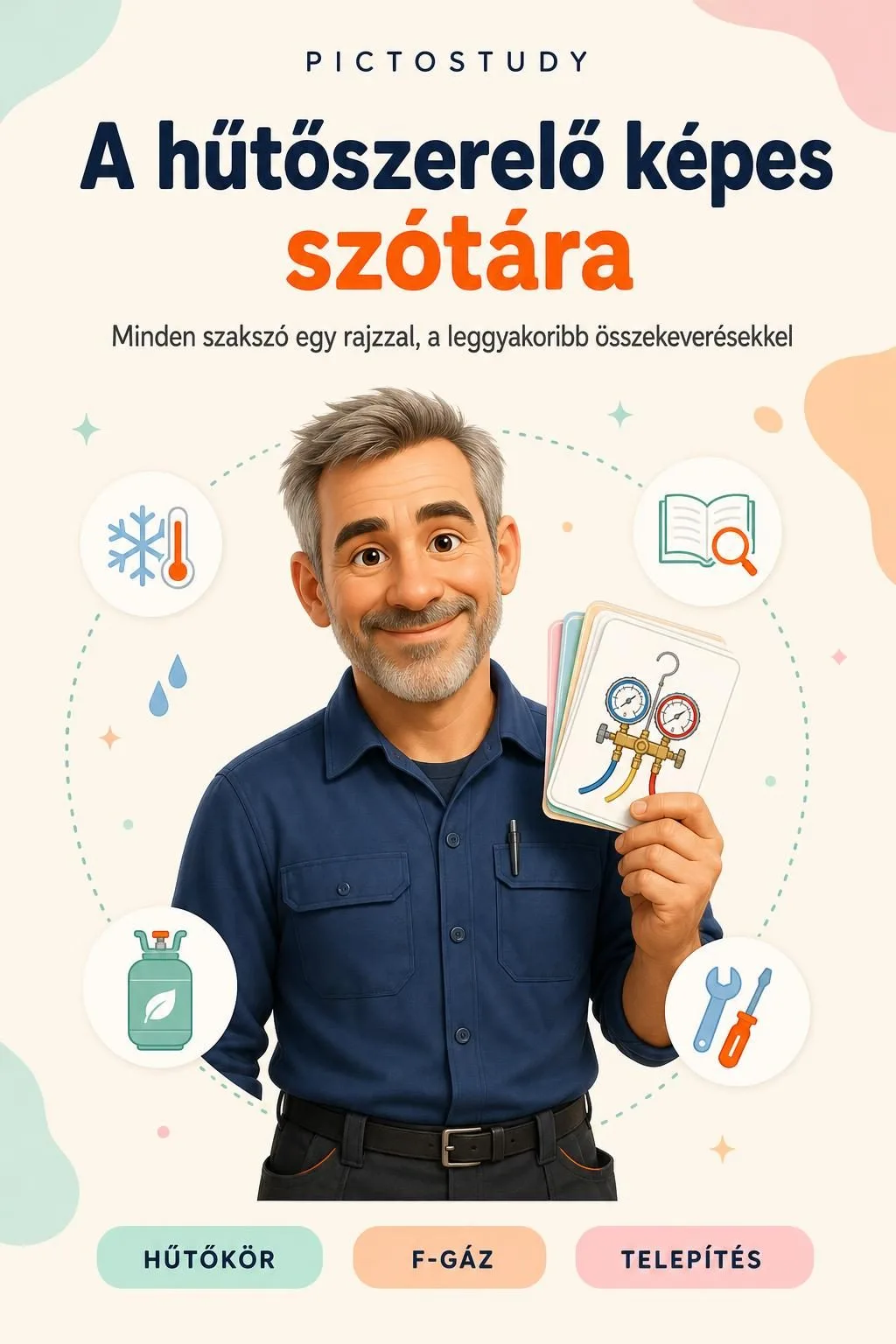A hűtőszerelő képes szótára