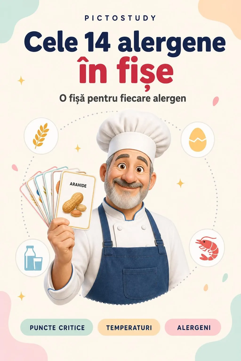 Cele 14 alergene în fișe
