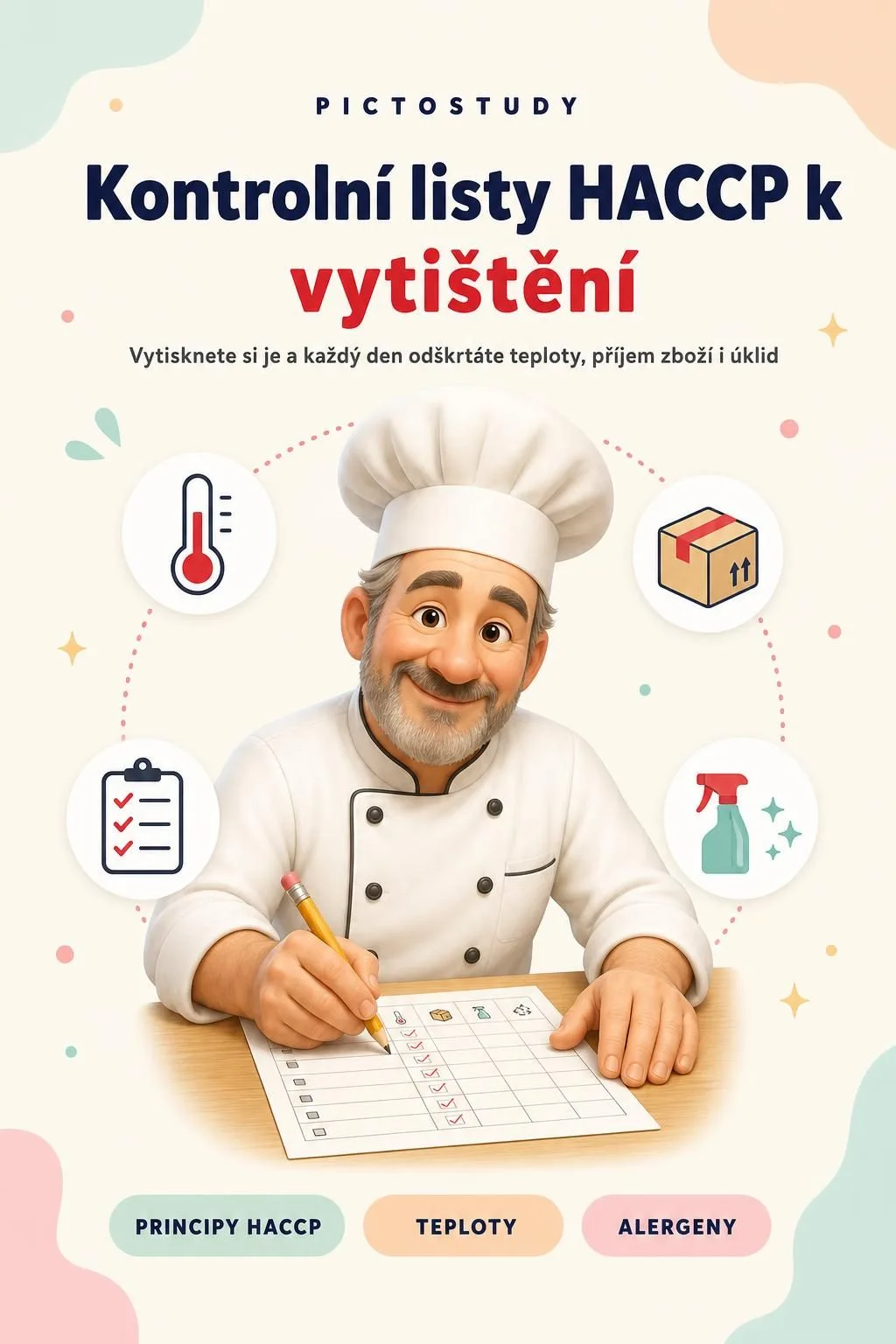Kontrolní listy HACCP k vytištění