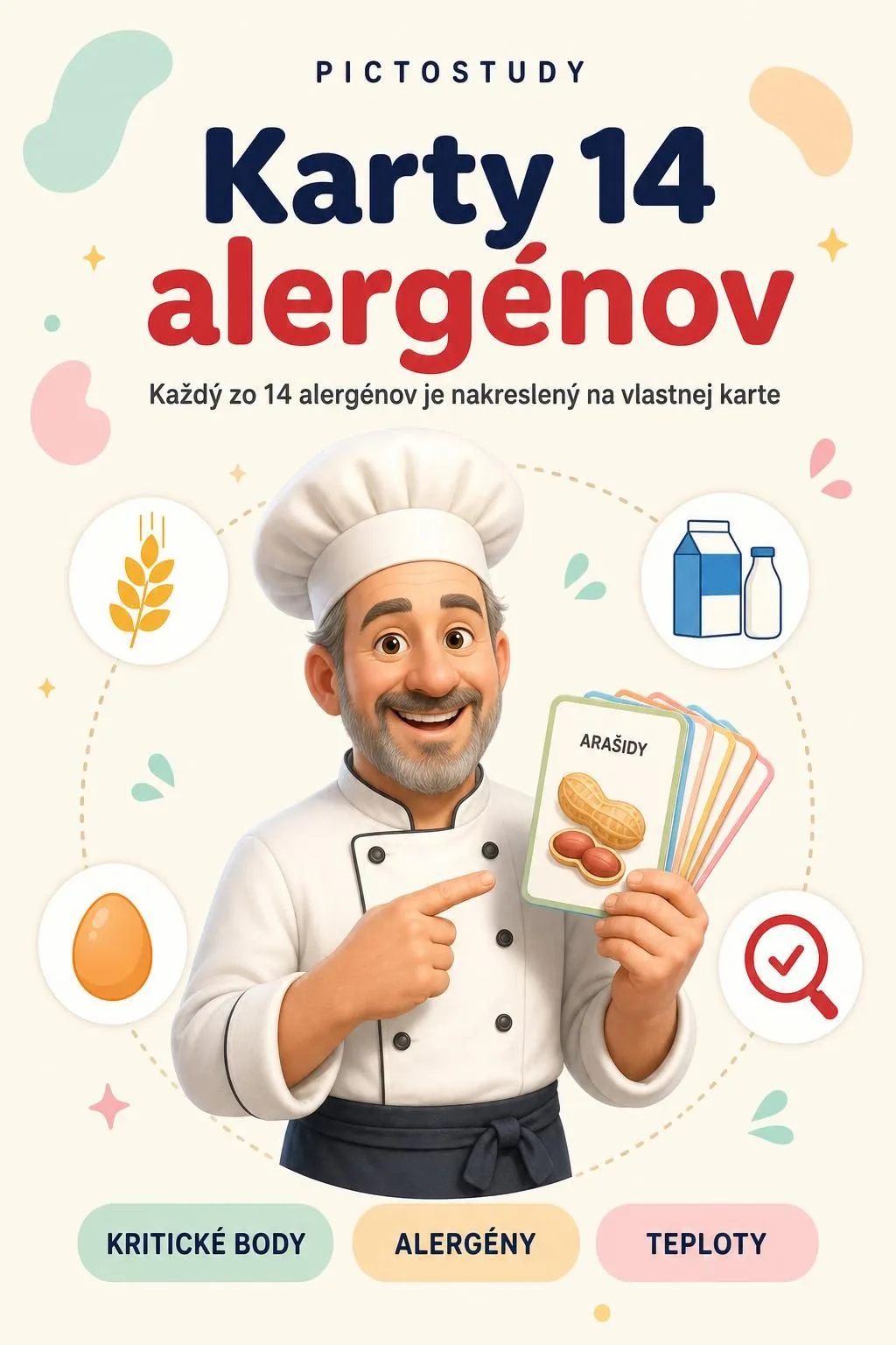 Karty 14 alergénov