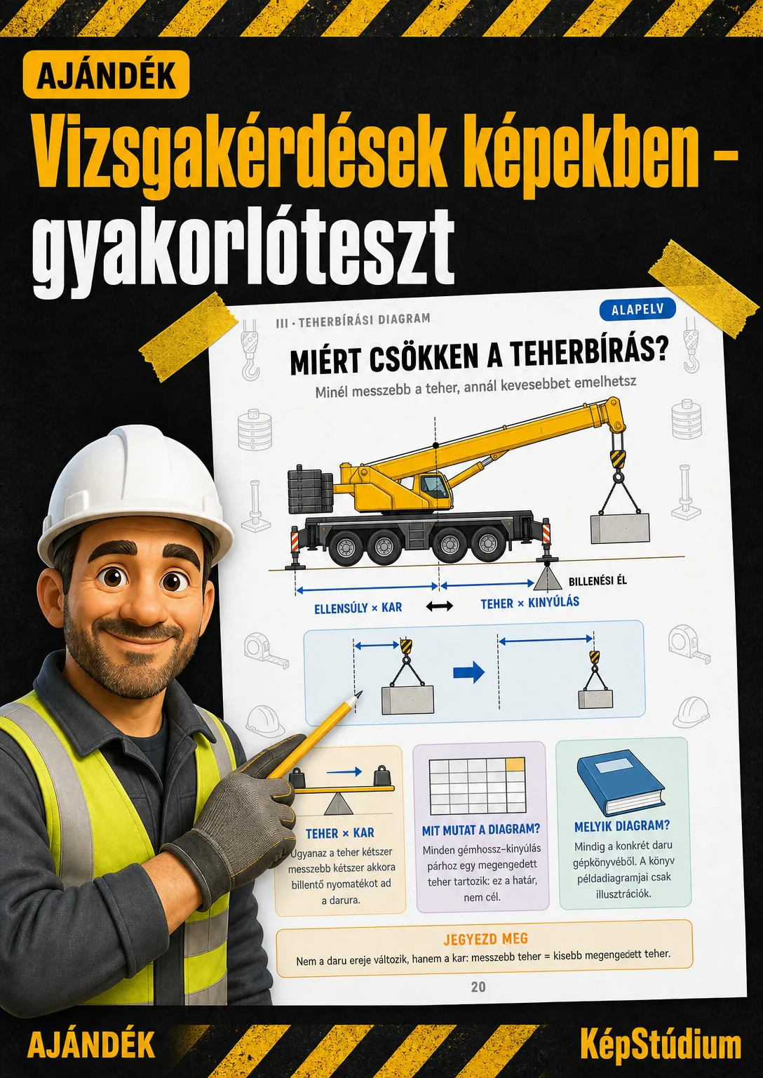 Vizsgakérdések képekben – gyakorlóteszt