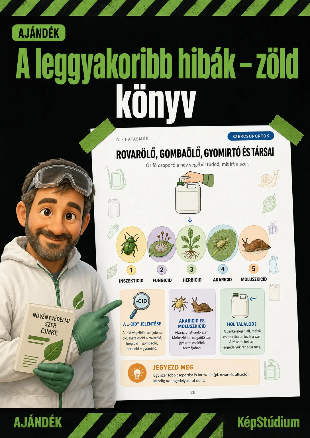 A leggyakoribb hibák – zöld könyv