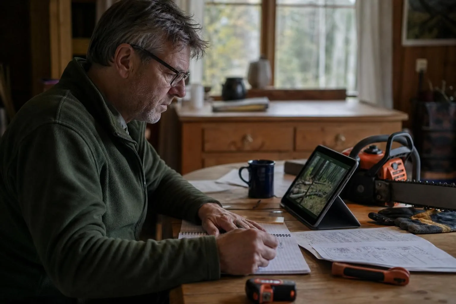 Du sågar redan i jobbet eller i egen skog